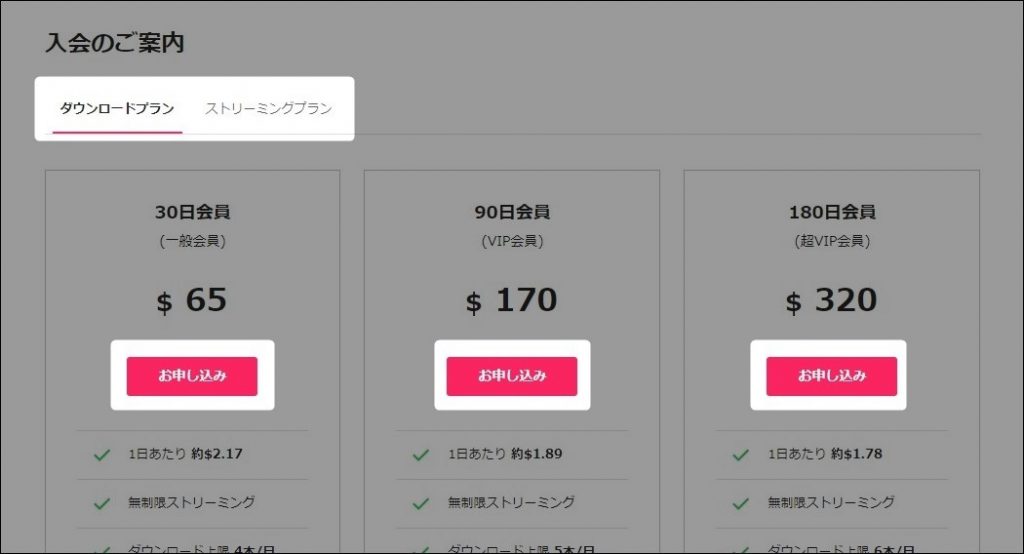 一本道の入会方法